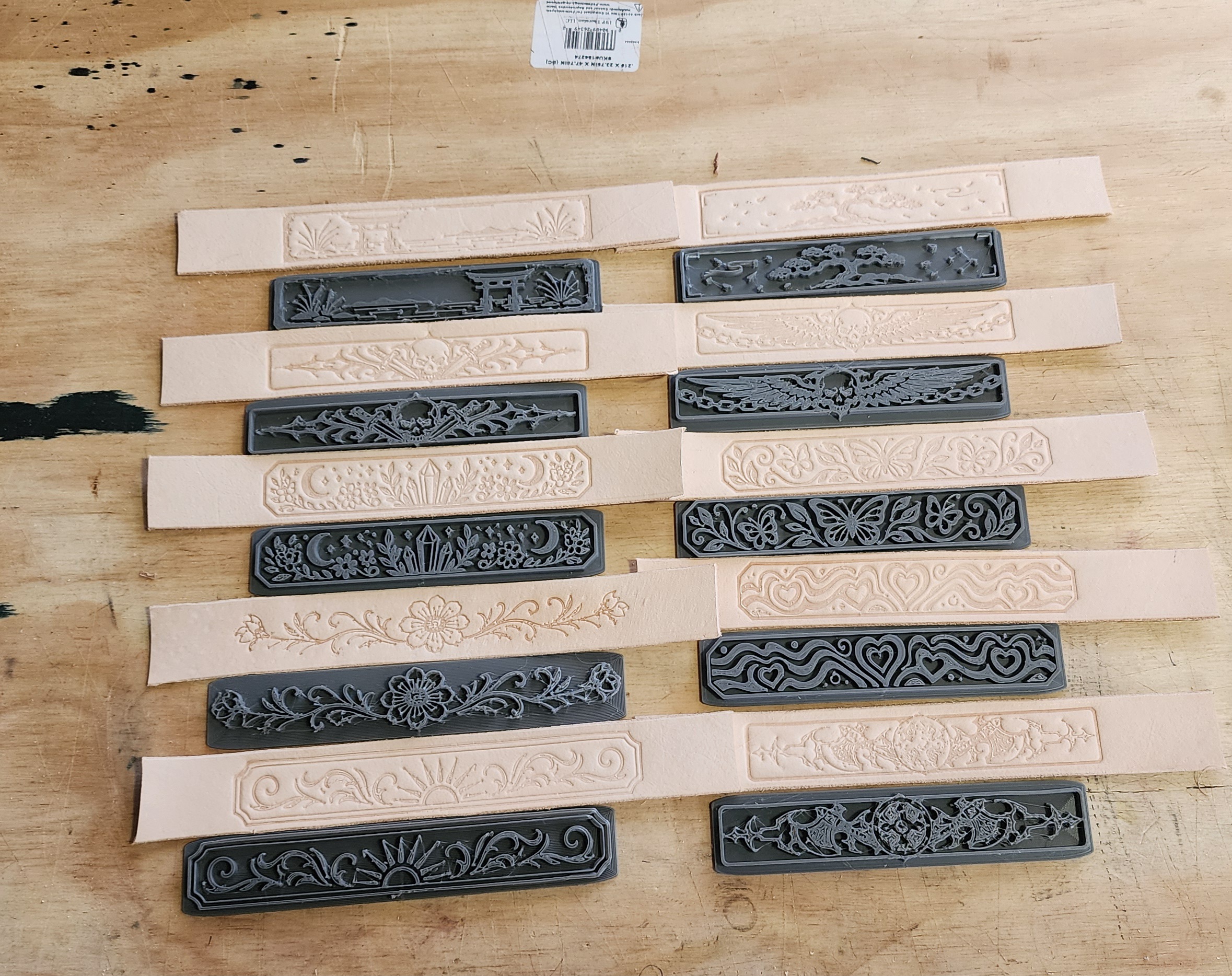 Bracelet stamp STL pack two samples by Horizon Creations